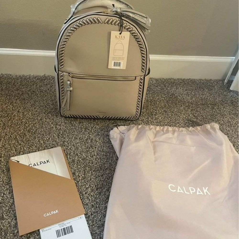 Calpak Backpack- Stone color - Picture 2 of 6